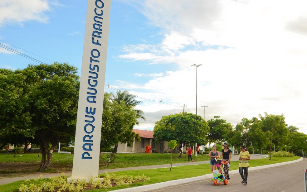 Parque Augusto Franco, em Aracaju — Foto: Felipe Goettenauer/PMA/Divulgação