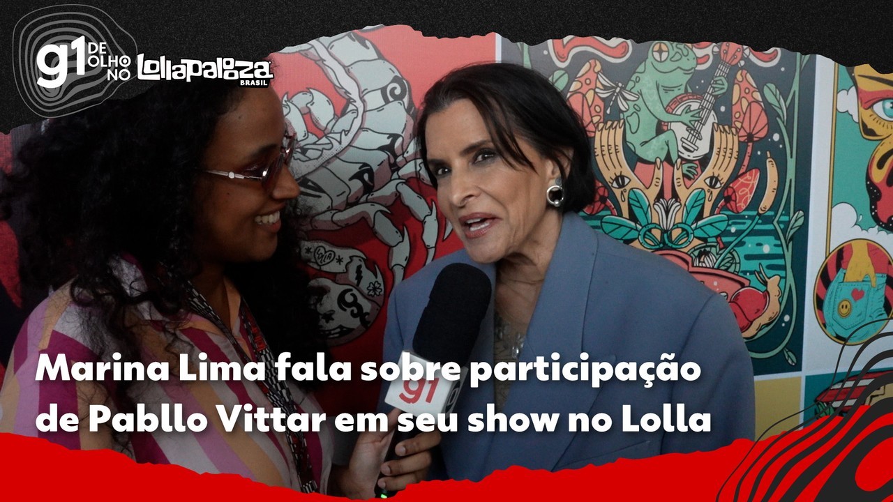 ‘Daria tudo para ter uma noite com Pabllo Vittar’, diz Marina Lima após cantar com a drag no Lolla | Lollapalooza 2025