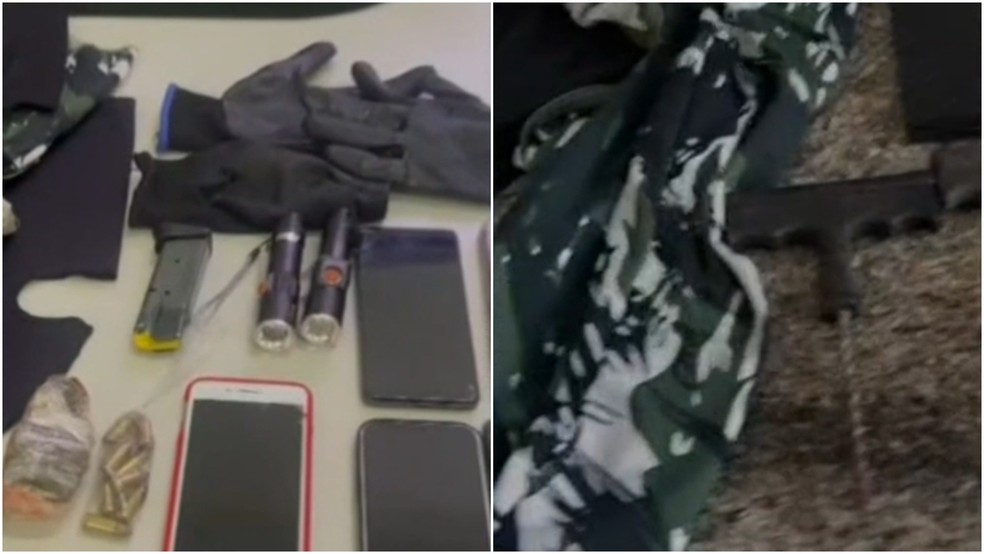 Perseguição policial termina com seis presos; um era foragido por homicídio — Foto: TV Verdes Mares/Reprodução