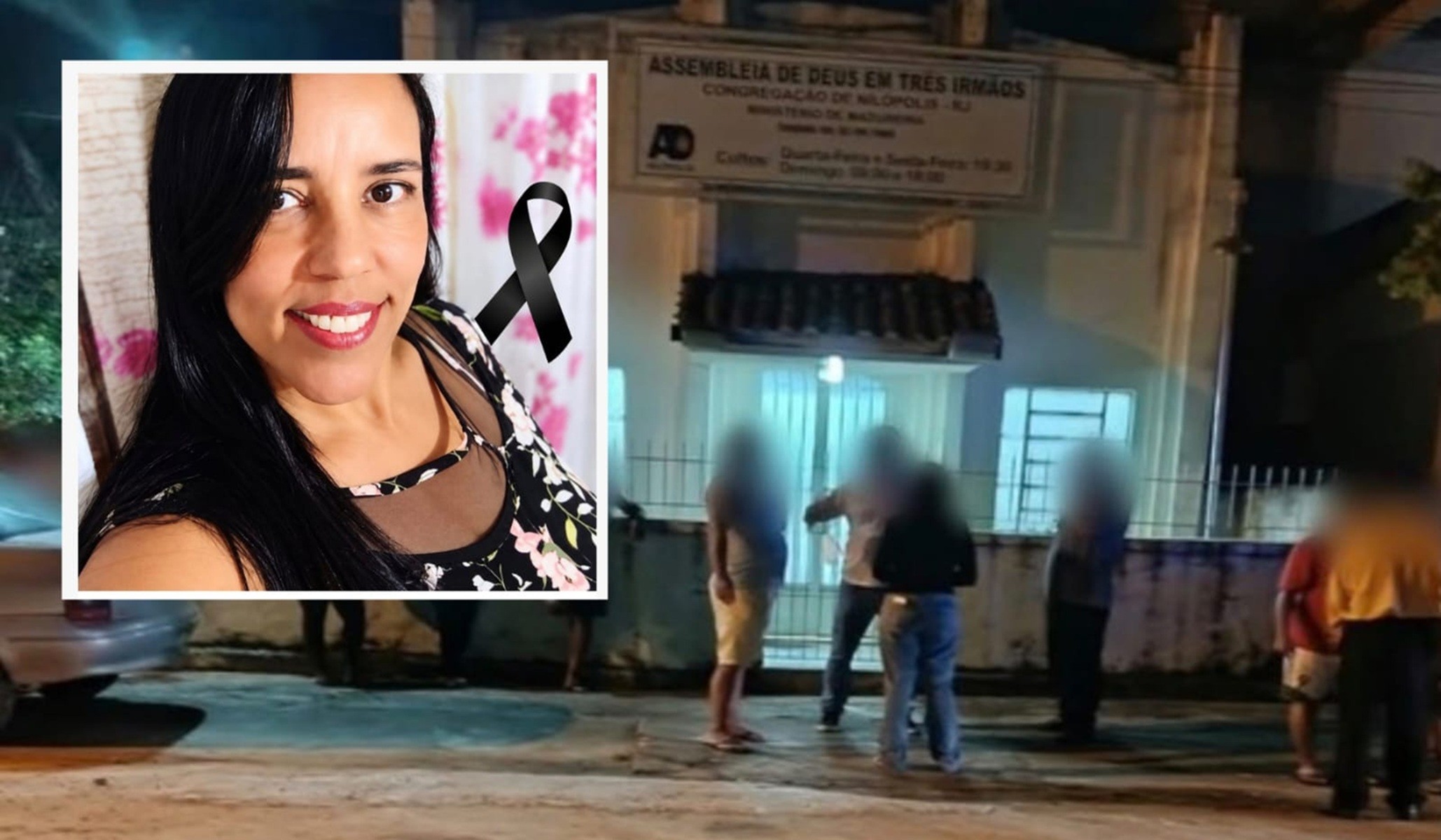 Mulher é morta com tiro na cabeça durante culto em Cambuci; ex-companheiro é preso