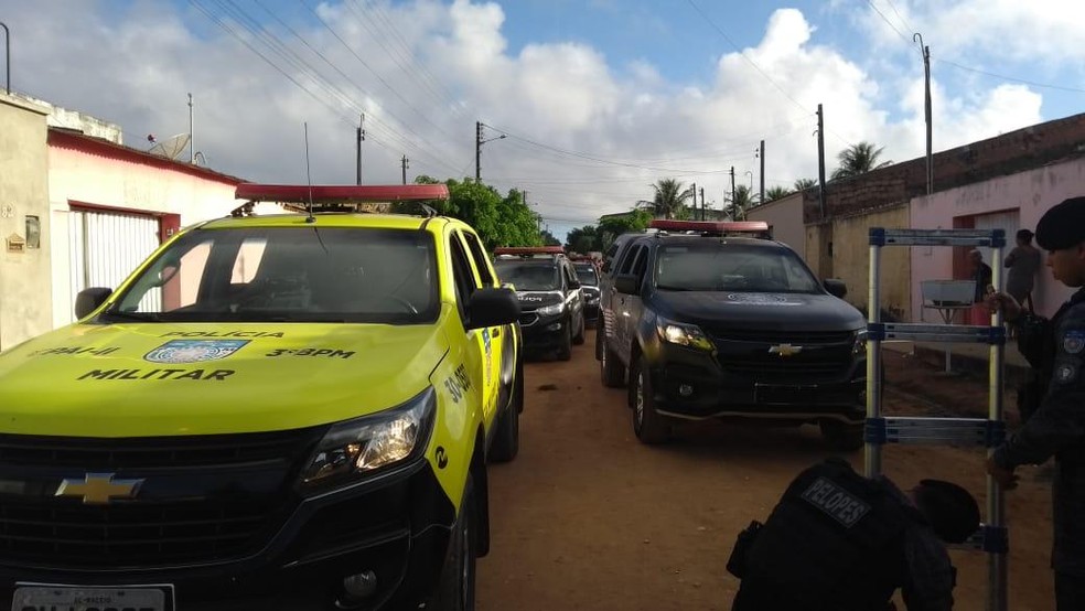 Equipes da PM foram acionadas para a ocorrência, mas nenhum suspeito foi localizado — Foto: Ascom/PM-AL
