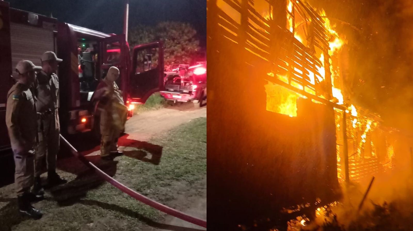 No AP, incêndio atinge duas casas no bairro do Goiabal e em Santana