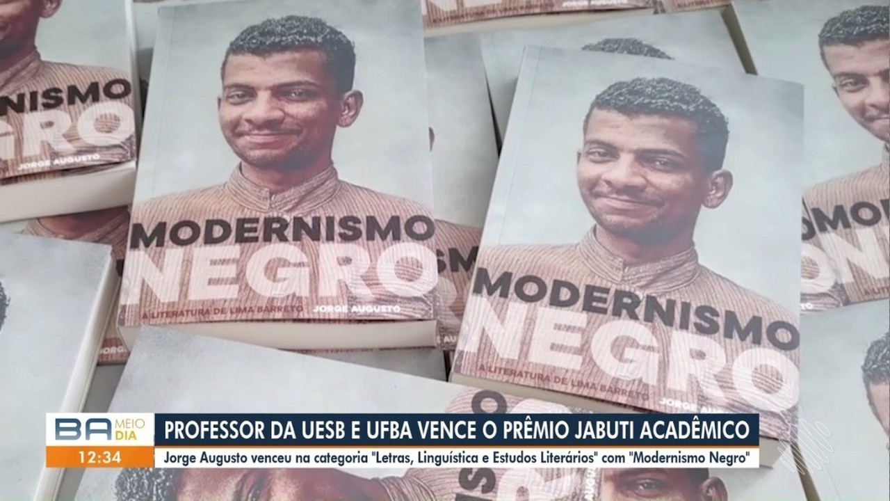 Professor baiano vence Prêmio Jabuti com obra sobre questões raciais 