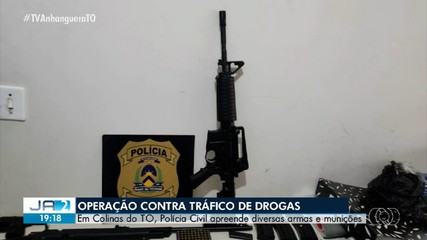 Operação da Polícia Civil apreende armas e munições em Colinas do Tocantins