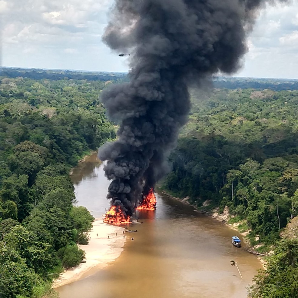 Garimpo ilegal próximo a indígenas isolados é desmobilizado durante operação  no Amazonas | Amazonas | G1