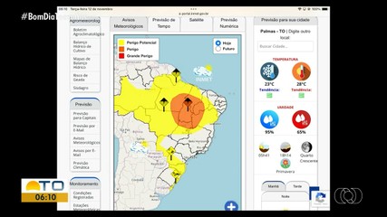Clima deve continuar chuvoso no Tocantins nesta terça-feira (12)