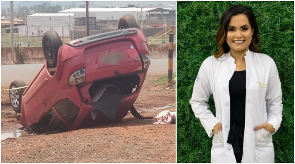 Larissa Araújo, encontrada morta após capotamento de carro, em Rio Verde — Foto: Reprodução