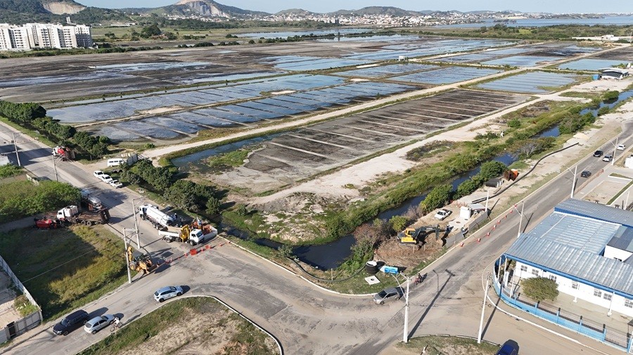 Concluída nova etapa das obras no Canal do Mossoró