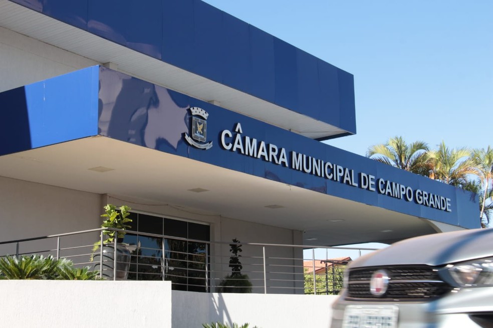 Fachada Câmara de Vereadores de Campo Grande — Foto: Divulgação