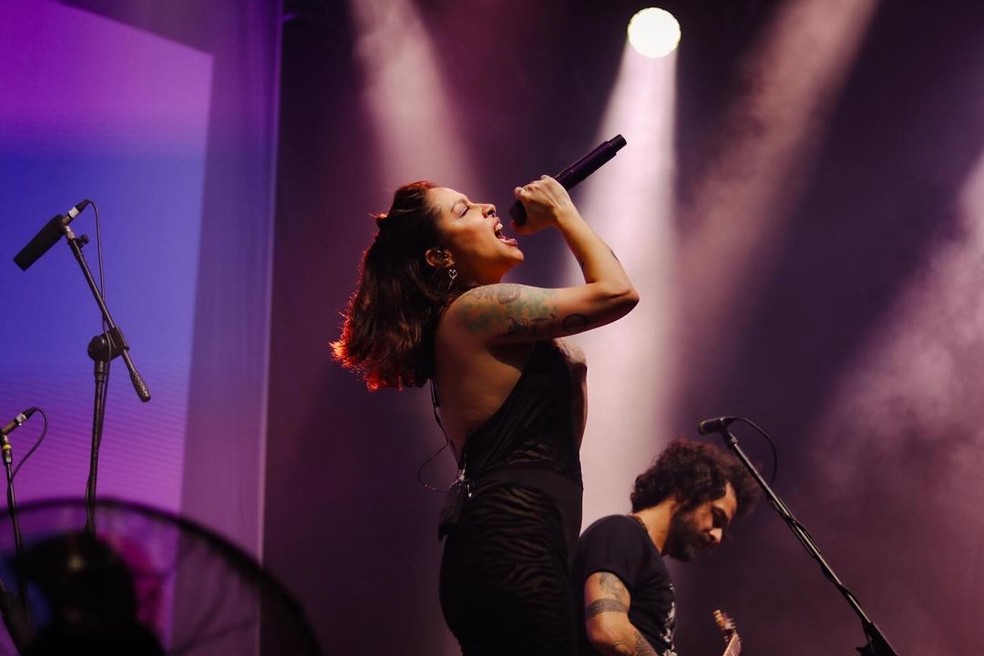 Pitty no 2º Red Dog Festival, em Manaus — Foto: Divulgação/Down Town Midia