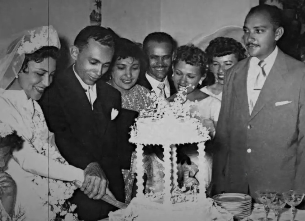 Valdecy e Rivone Claudino se casaram em 1956 — Foto: Arquivo Pessoal