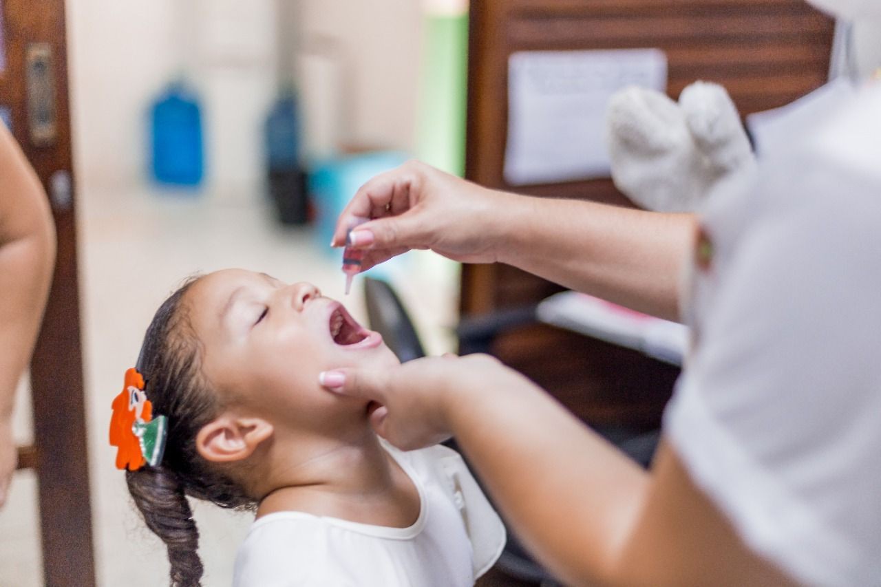 Vacinação contra poliomielite inicia próximo sábado no Ceará