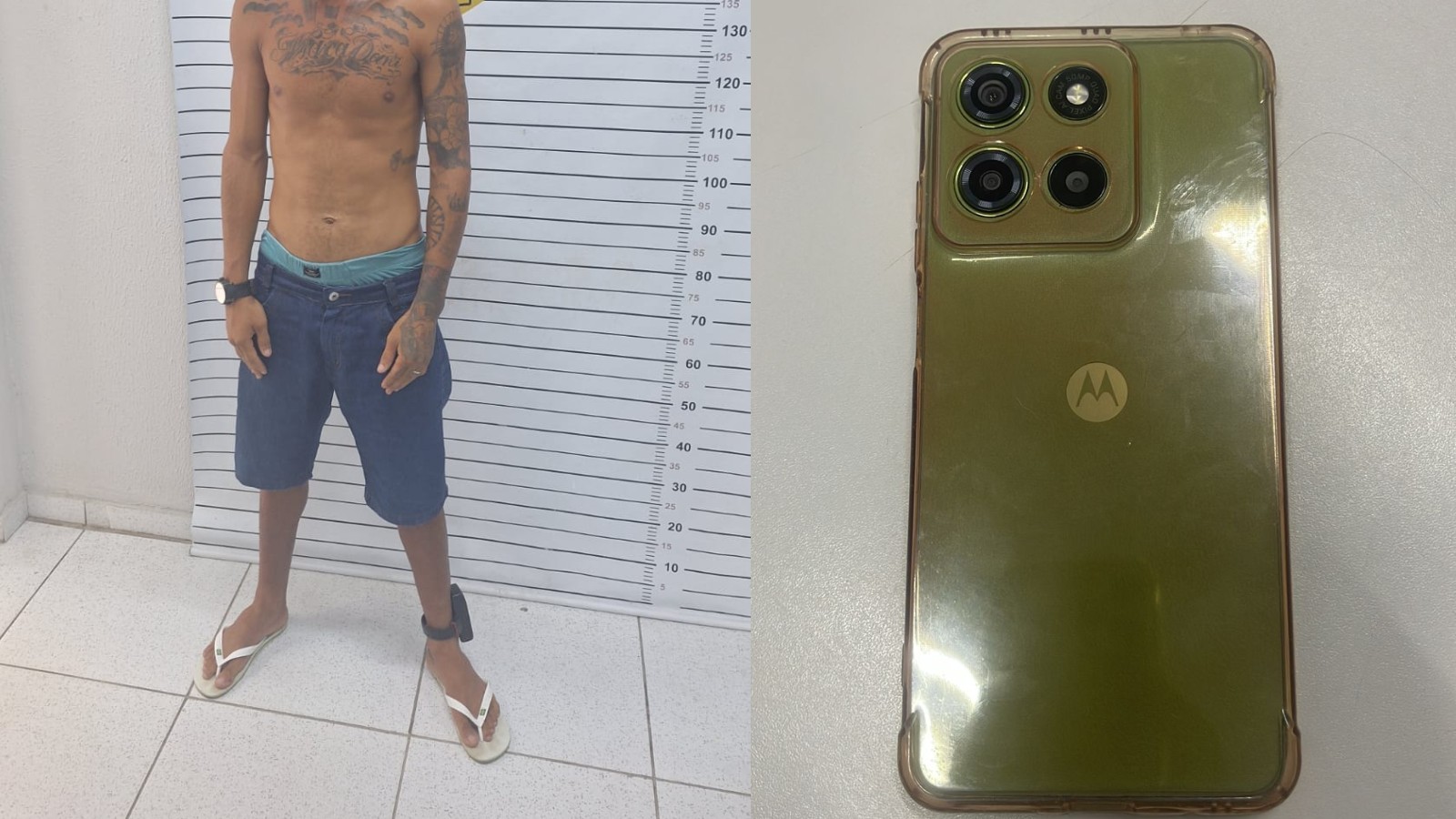 

Suspeito de oferecer R$ 100 para policiais ao ser flagrado com celular roubado é preso no litoral do Piauí