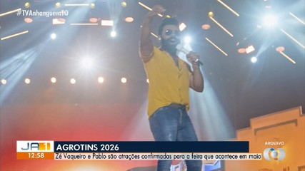 Zé Vaqueiro e Pablo são atrações da Agrotins 2026