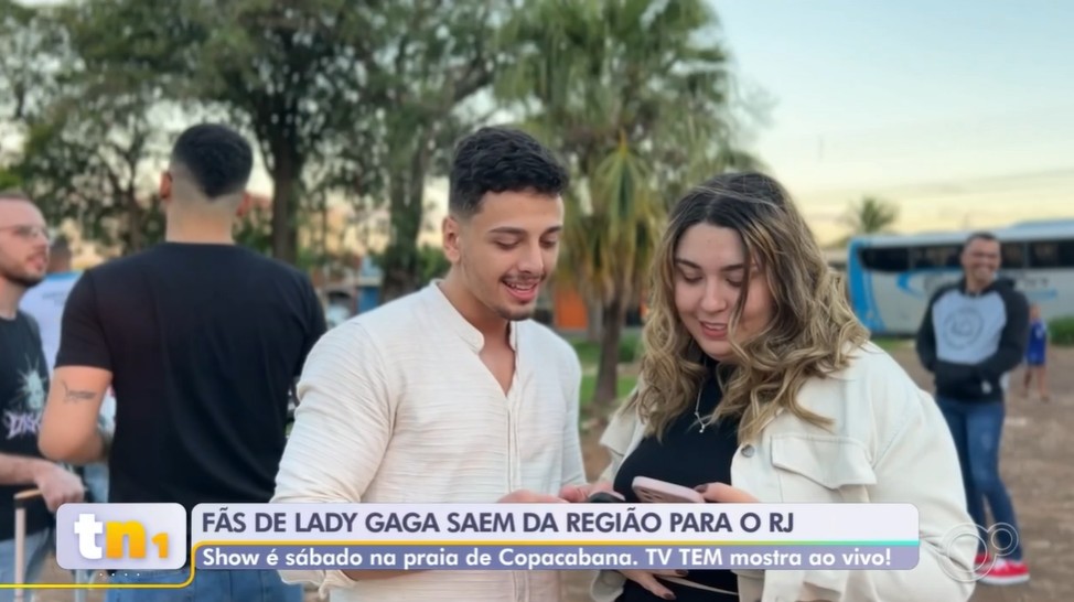 Grupo com 50 pessoas viaja do centro-oeste paulista ao RJ para acompanhar show de Lady Gaga: ‘Toca o meu emocional’, diz fã