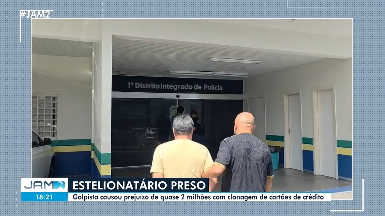 Suspeitos de aplicar golpes com cartões clonados são presos em Manaus; prejuízo passa de R$ 2 milhões, diz polícia