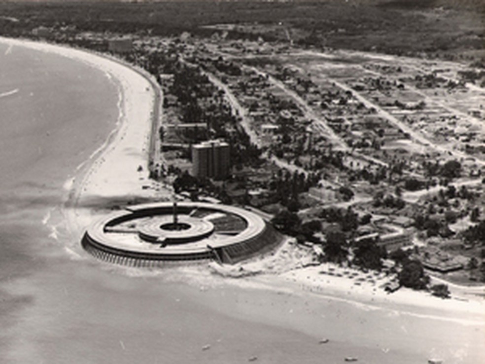 Hotel Tambaú foi construído na década de 70, nas areias da praia de Tambaú — Foto: Acervo Arion Farias