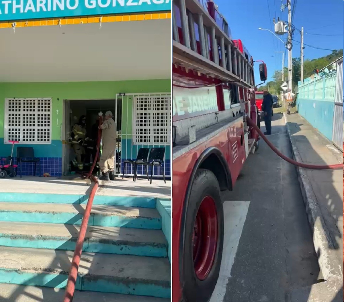 Princípio de incêndio atinge cozinha de creche em Saquarema