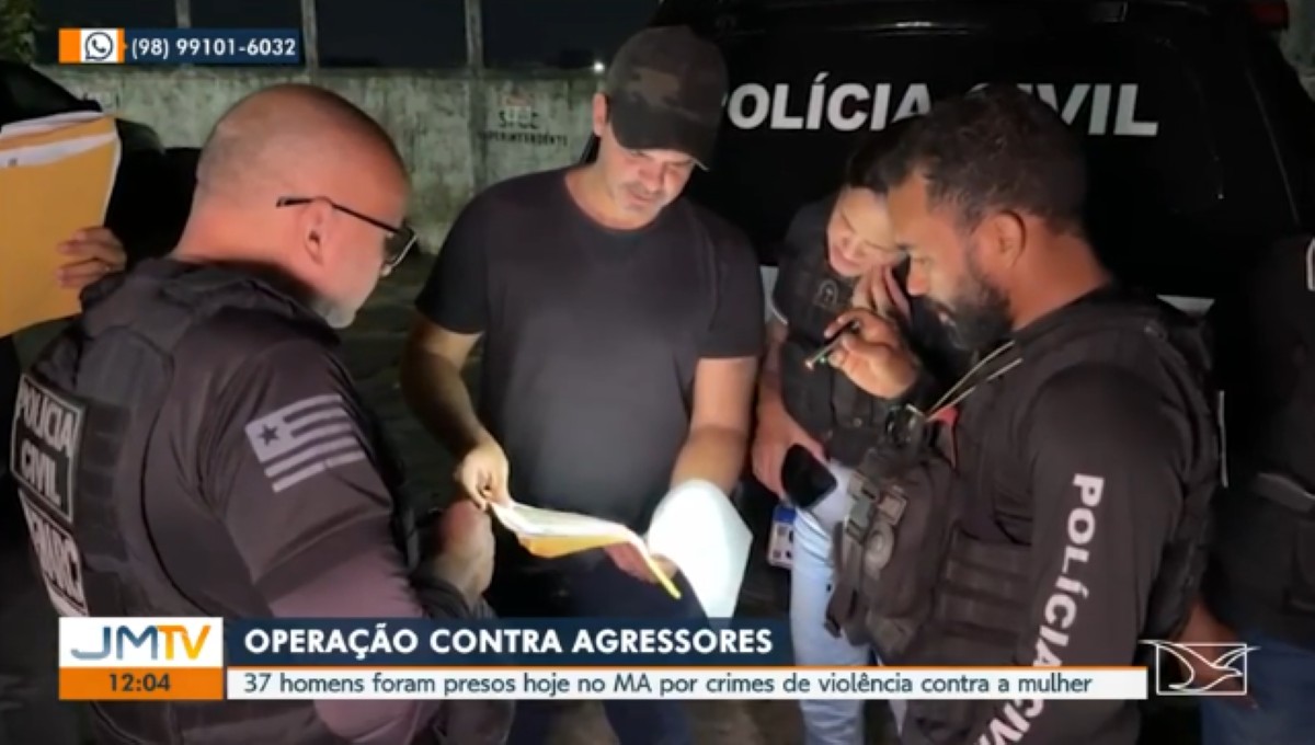 Operação prende 84 pessoas envolvidos em crimes de violência contra a mulher no Maranhão 