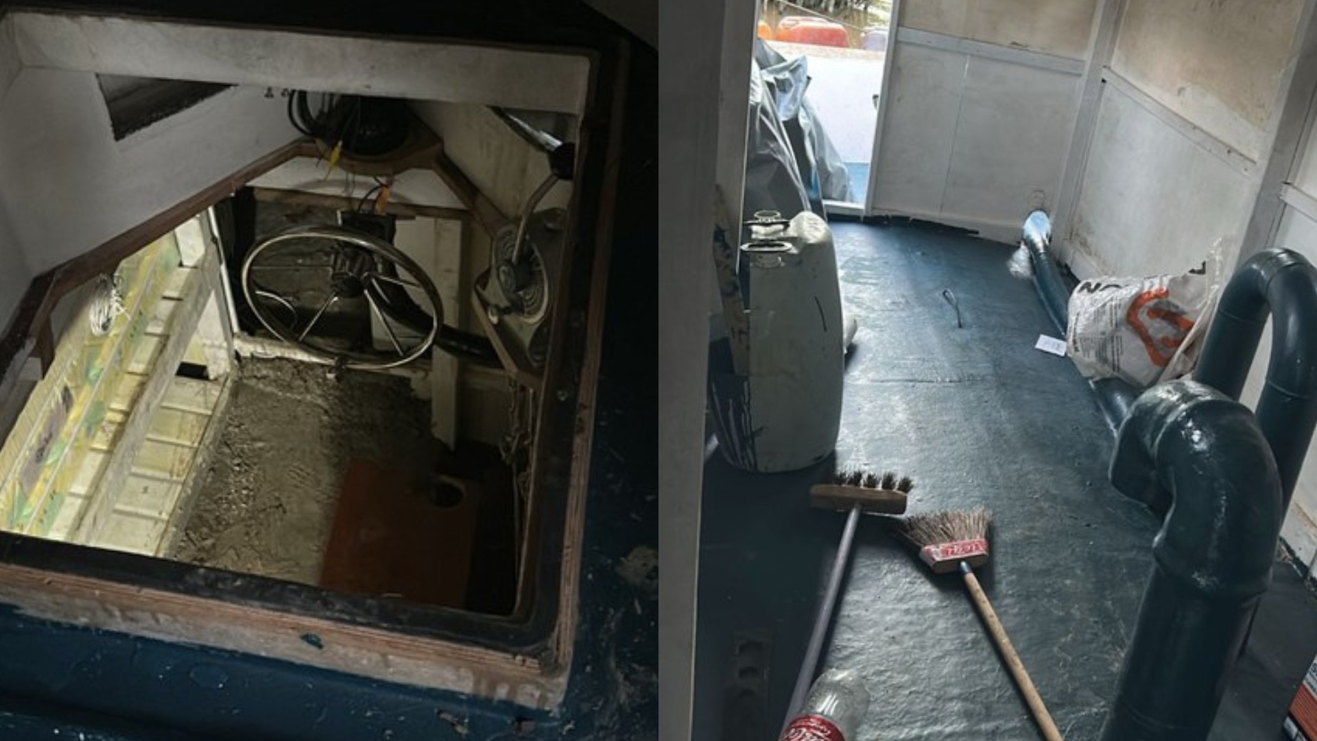 Veja imagens do interior da embarcação semissubmersível usada para tráfico internacional de drogas encontrada no Pará