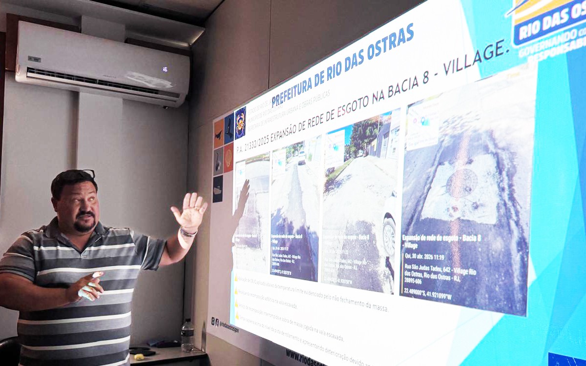Rio das Ostras cobra soluções definitivas da Rio+Saneamento para problemas
