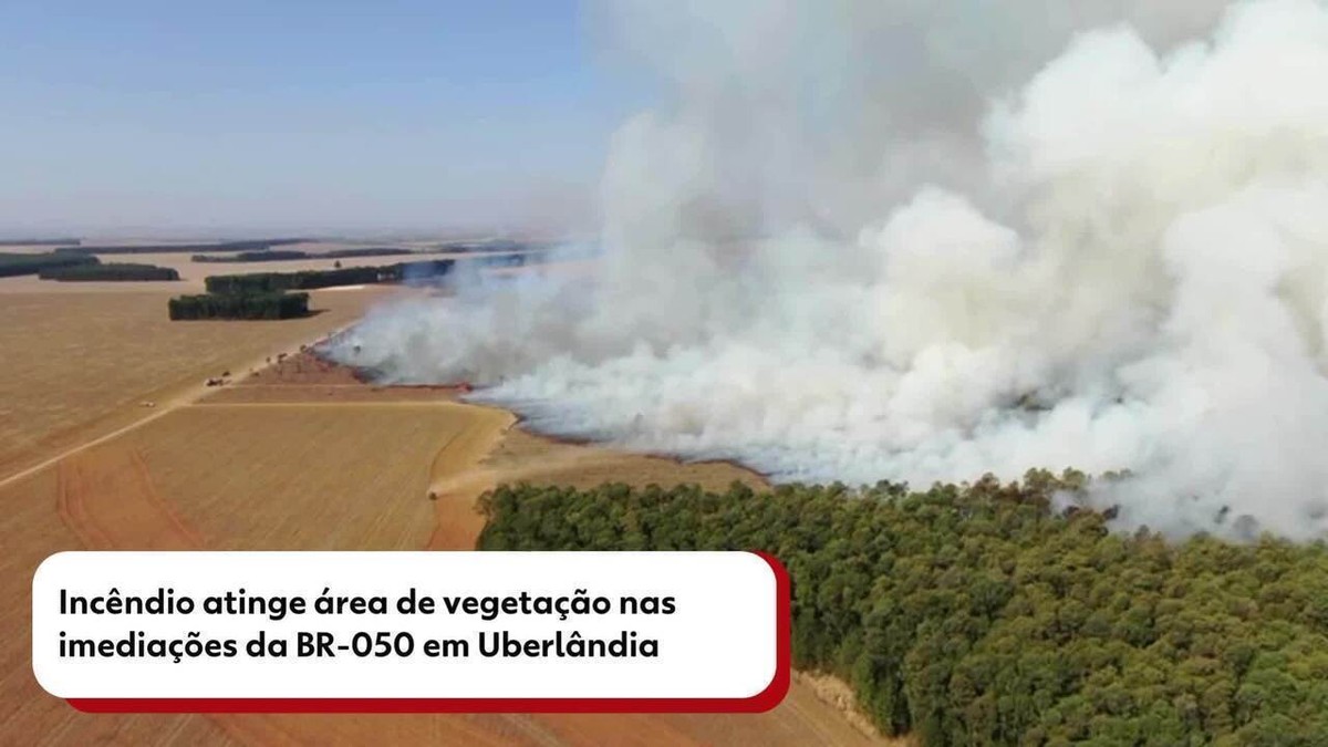 Fuligem de incêndio provoca suspensão de aulas em escola de Uberlândia