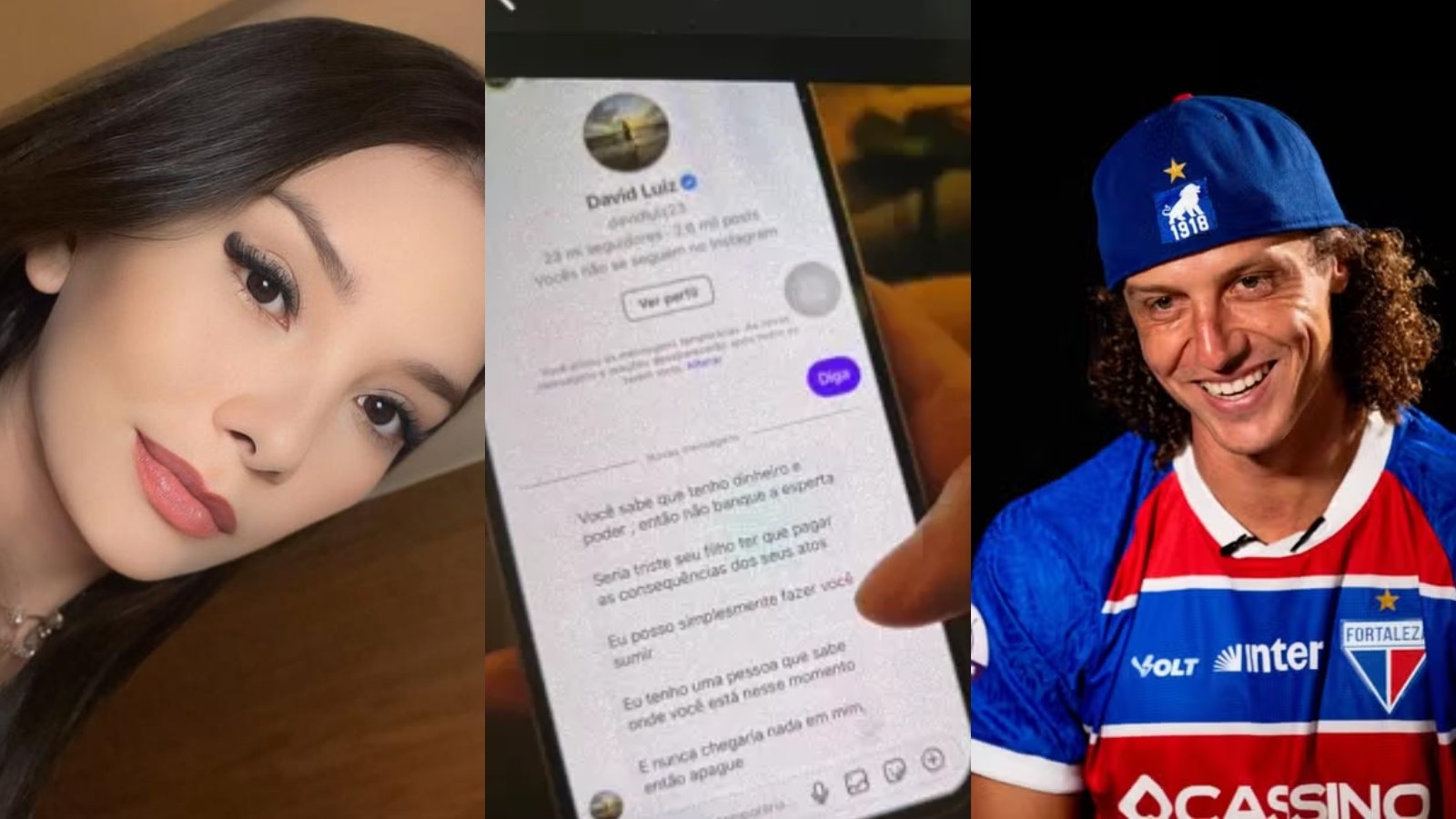 Mulher denuncia David Luiz por ameaça e consegue medida protetiva contra o jogador, no Ceará