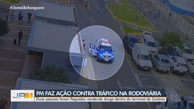 Duas pessoas so flagradas vendendo drogas na Rodoviria de Goinia, diz polcia
