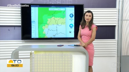 Confira a previsão do tempo do Tocantins no BDT desta sexta-feira (19)