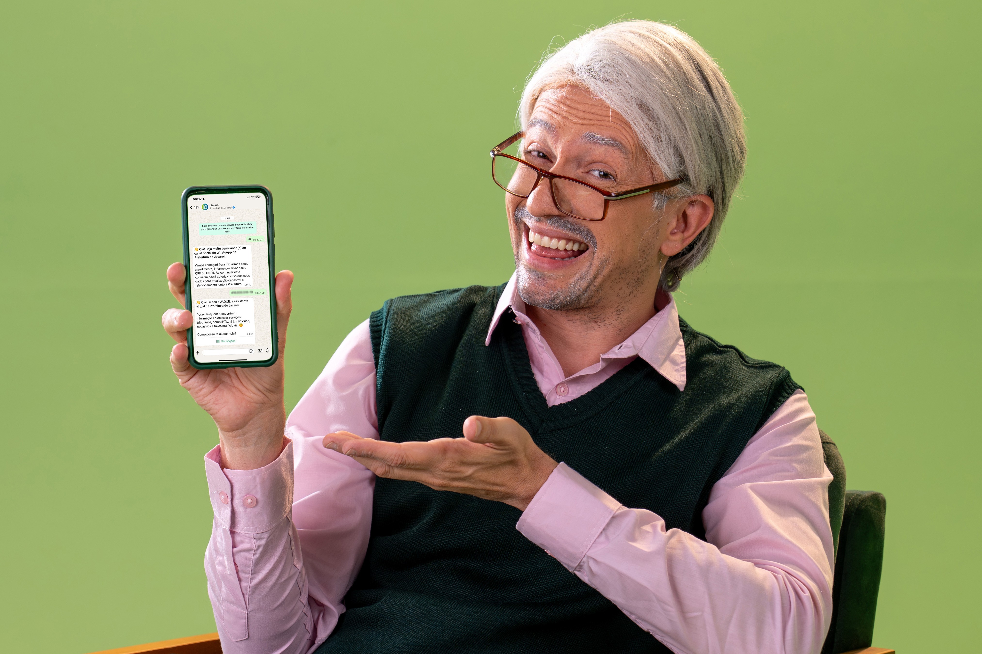 Prefeitura de Jacareí lança a Jaque, assistente virtual inteligente via WhatsApp