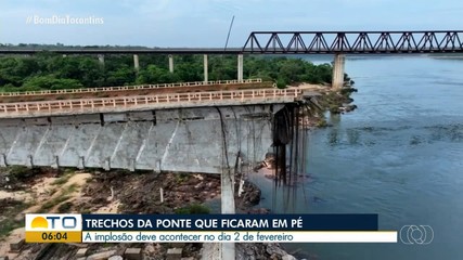 Data para implosão de parte restante da ponte JK é definida; confira