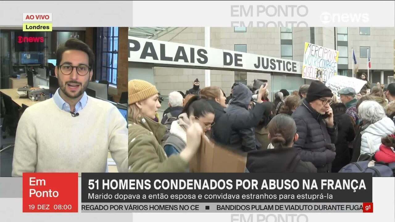 Francês condenado por drogar ex-mulher para estupros em série não vai recorrer da sentença de 20 anos de prisão