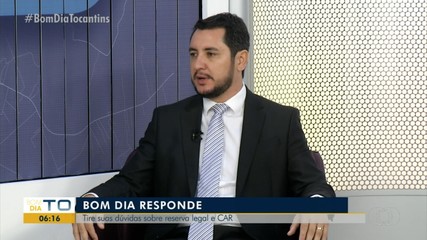Advogado explica sobre reserva legal em propriedades no Bom Dia Responde