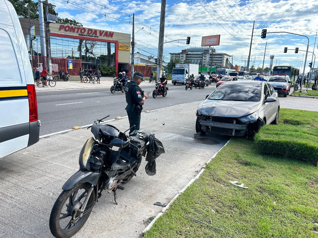 Motociclista morre em acidente grave na BR 316, em Ananindeua
