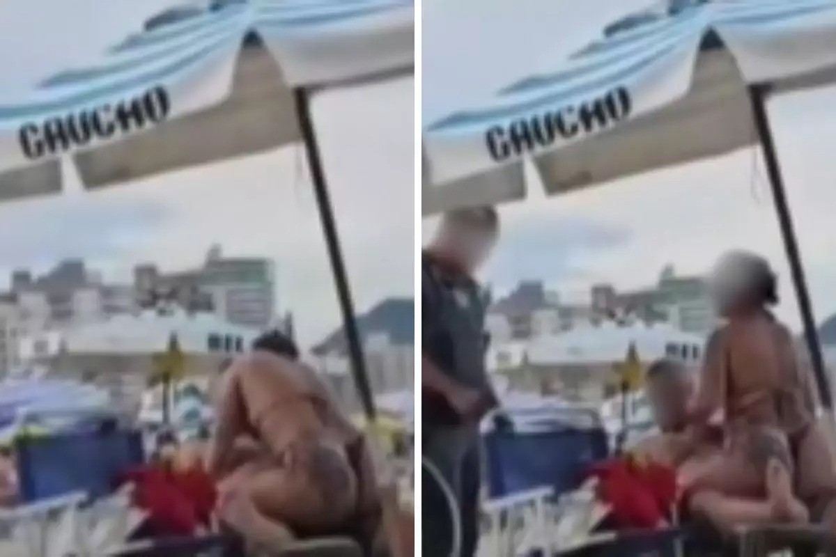 PM dá dura em casal e viraliza ao interromper esfrega esfrega em praia de  SP; VÍDEO | Santos e Região | G1