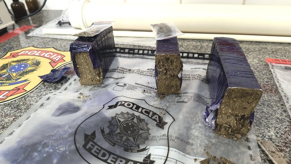Maconha apreendida nos Correios &mdash; Foto: Divulga&ccedil;&atilde;o/PF