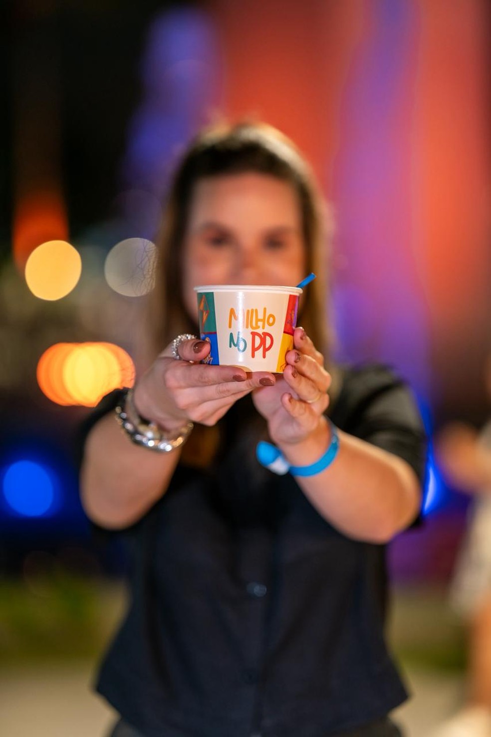 Thalita Barreto, empreendedora do 'Milho no PP', celebra sucesso do produto — Foto: Divulgação
