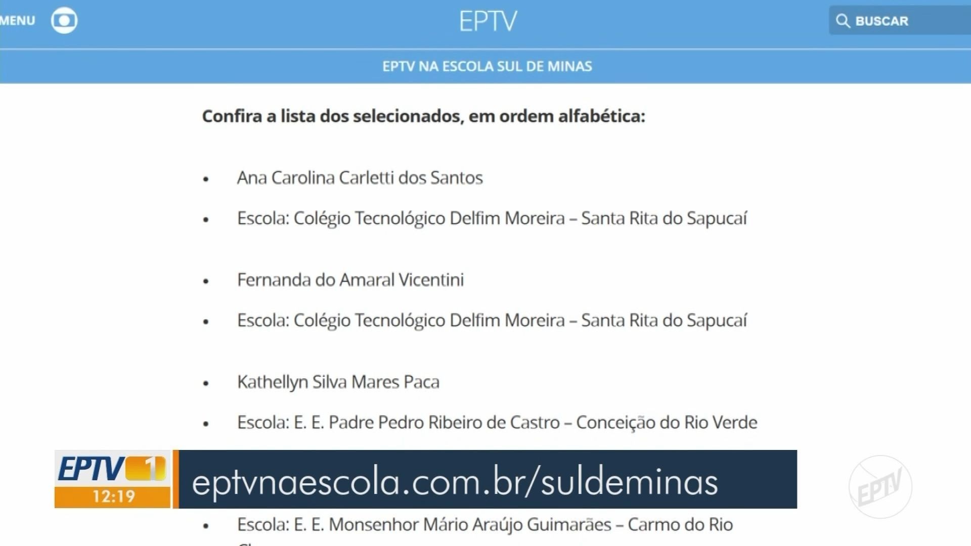 VÍDEOS: EPTV 1 Sul de Minas de segunda-feira, 10 de novembro de 2025