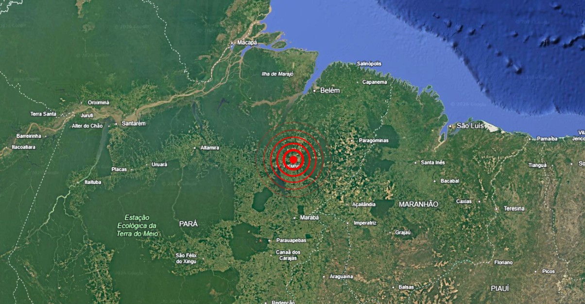 Tucuruí, no PA, registra tremores de terra após sequência de abalos, diz rede sismográfica
