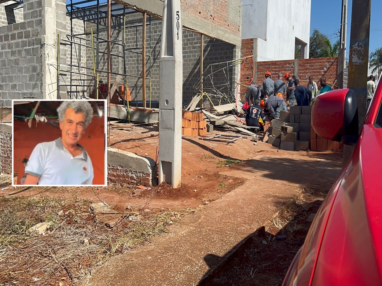 Laje desaba e pedreiro de 71 anos morre no interior de SP