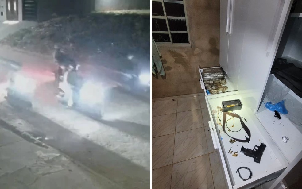 Suspeitos mortos em troca de tiros com a PM. — Foto: Divulgação/Polícia Militar
