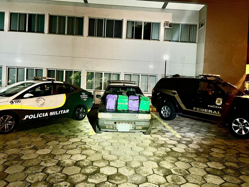 Homem foi preso por tráfico de drogas em Presidente Prudente (SP) — Foto: Polícia Rodoviária