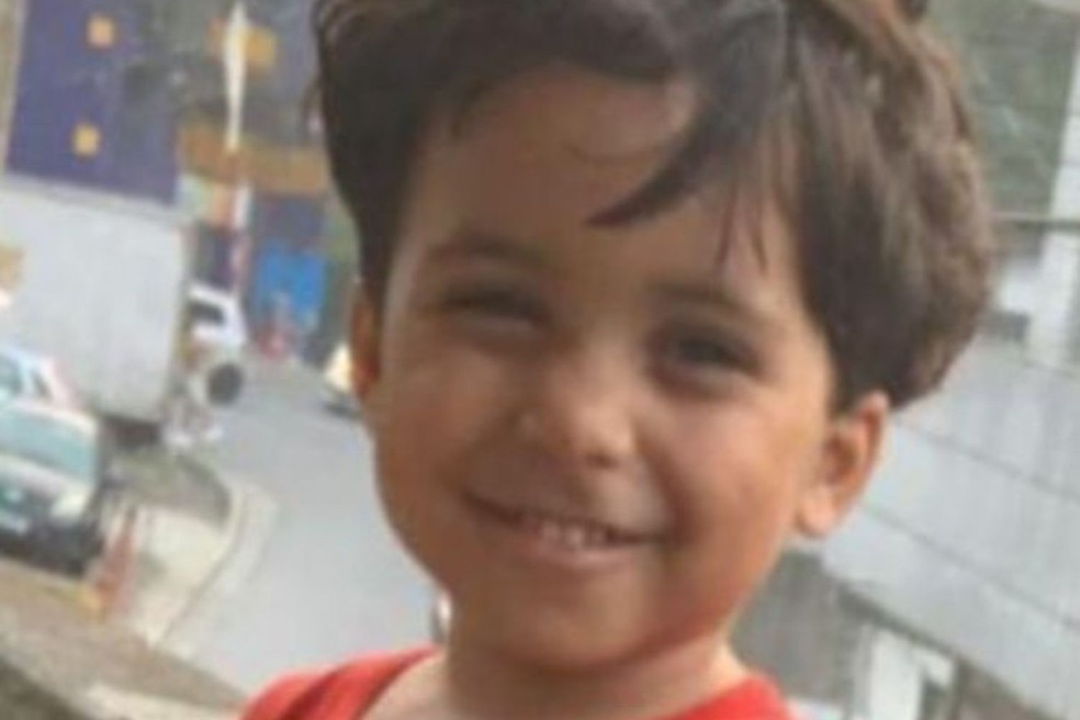 Ryan da Silva Andrade Santos, de 4 anos, morreu após ser baleado no Morro São Bento, em Santos (SP) — Foto: Arquivo Pessoal