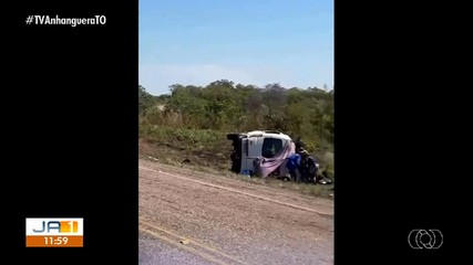 Acidente na TO-130 deixa quatro mortos e nove feridos