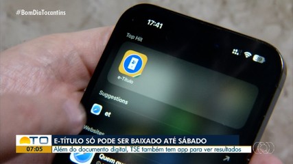 Prazo para baixar e se cadastrar no e-título vai até sábado (5)