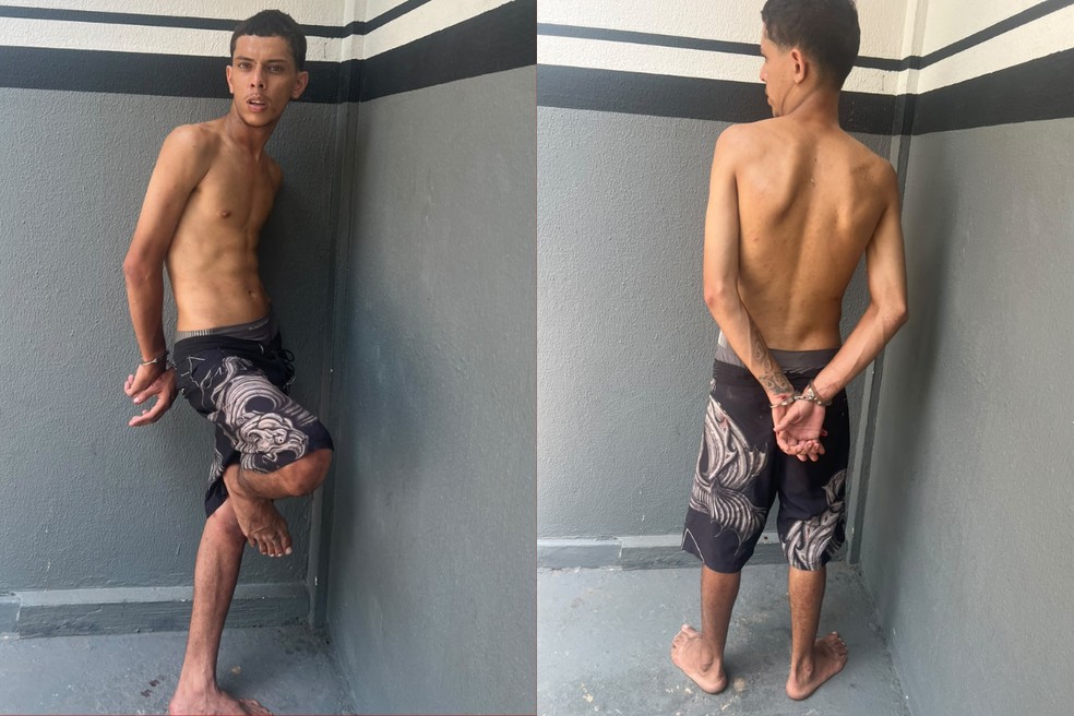 Jovem de 19 anos foi preso suspeito de manter namorada em cárcere privado por cerca de 30 dias em Cuiabá — Foto: Reprodução