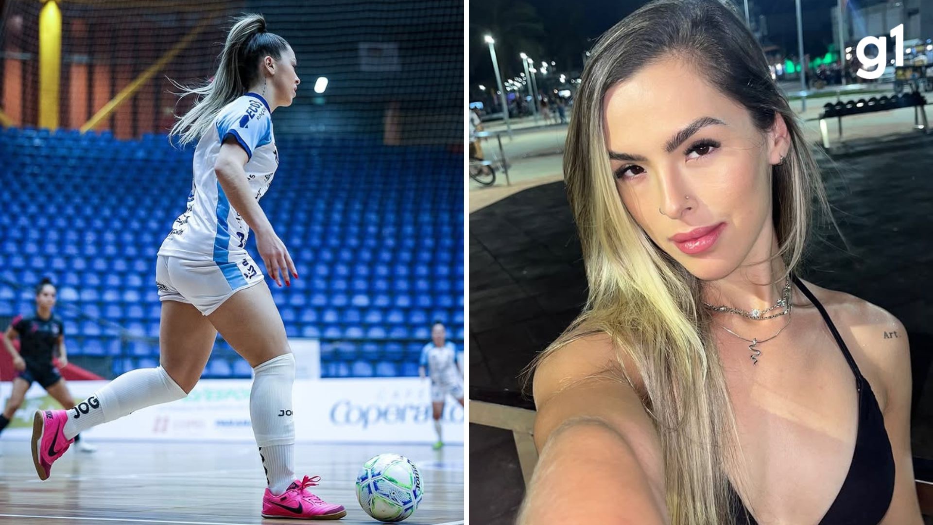 Atleta de futsal diz que conseguiu independência financeira com site de conteúdo adulto: 'Faturo em torno de R$ 55 mil por mês'