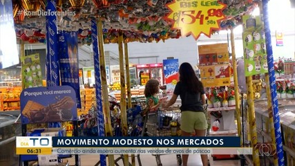 Comércio tem expectativa de aumento nas vendas dos ovos de Páscoa