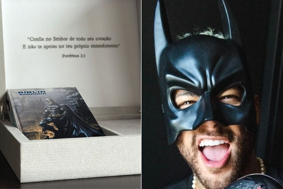 Após convocação para a Copa do Mundo, Neymar viraliza com Bíblia Sagrada do Batman 