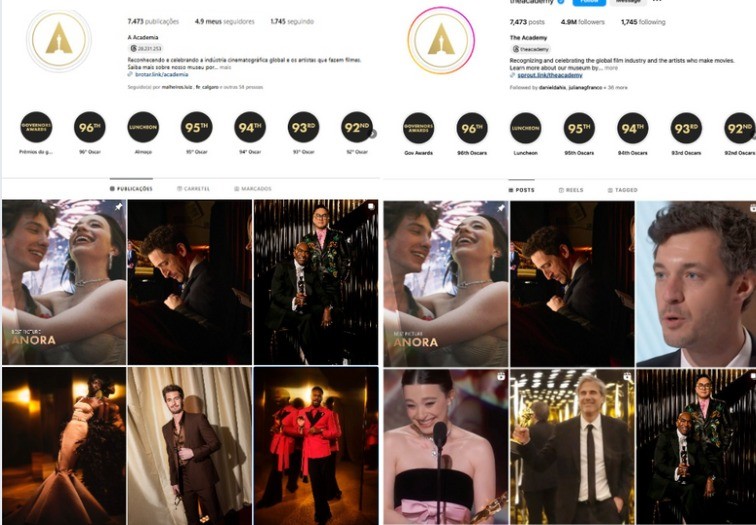 Post do Oscar com anúncio de melhor atriz não aparece para brasileiros e internautas criticam 'bloqueio'